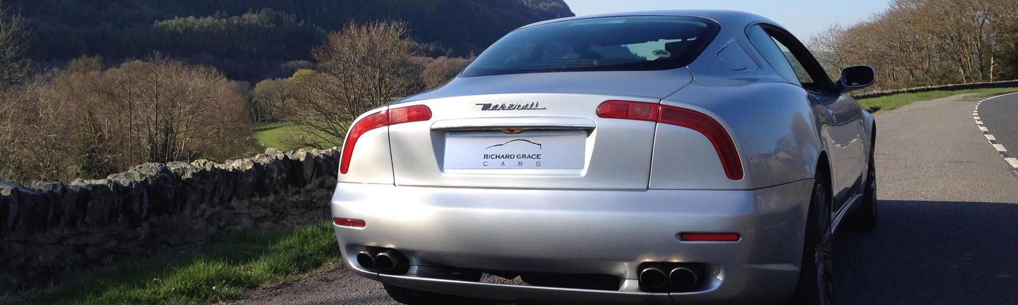 Maserati on country roads in Cheshire